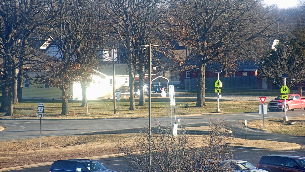 Thumbnail for current weather camera view from Pea Ridge HS in Pea Ridge, Arkansas