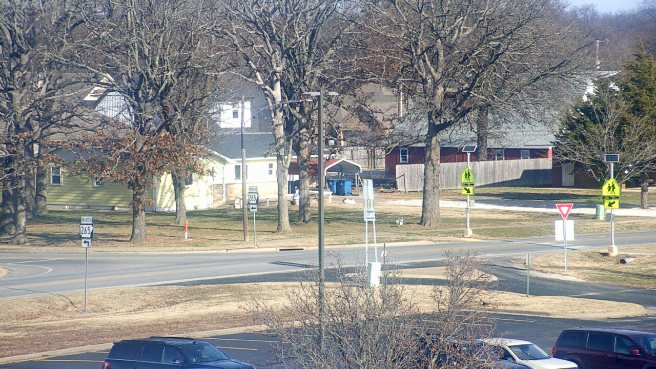 Thumbnail for current weather camera view from Pea Ridge HS in Pea Ridge, Arkansas