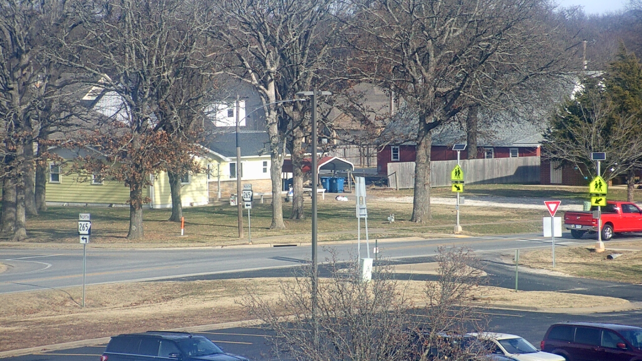 Thumbnail for current weather camera view from Pea Ridge HS in Pea Ridge, Arkansas