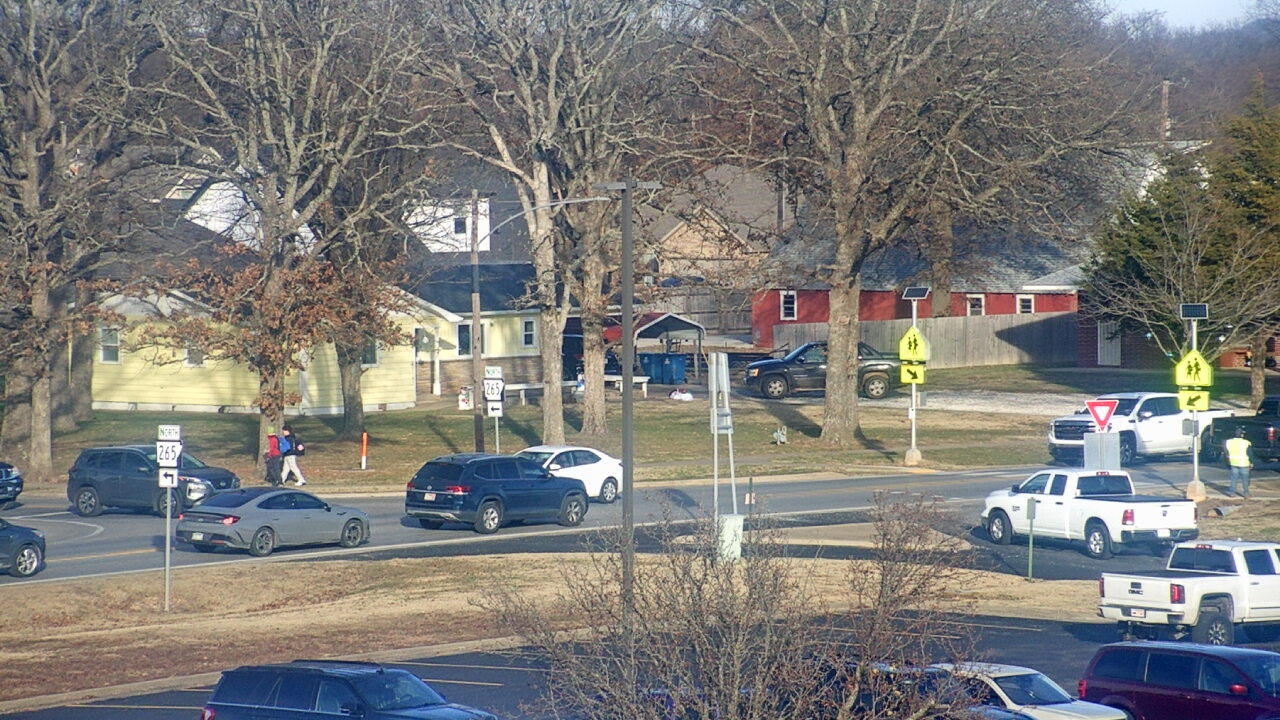 Thumbnail for current weather camera view from Pea Ridge HS in Pea Ridge, Arkansas