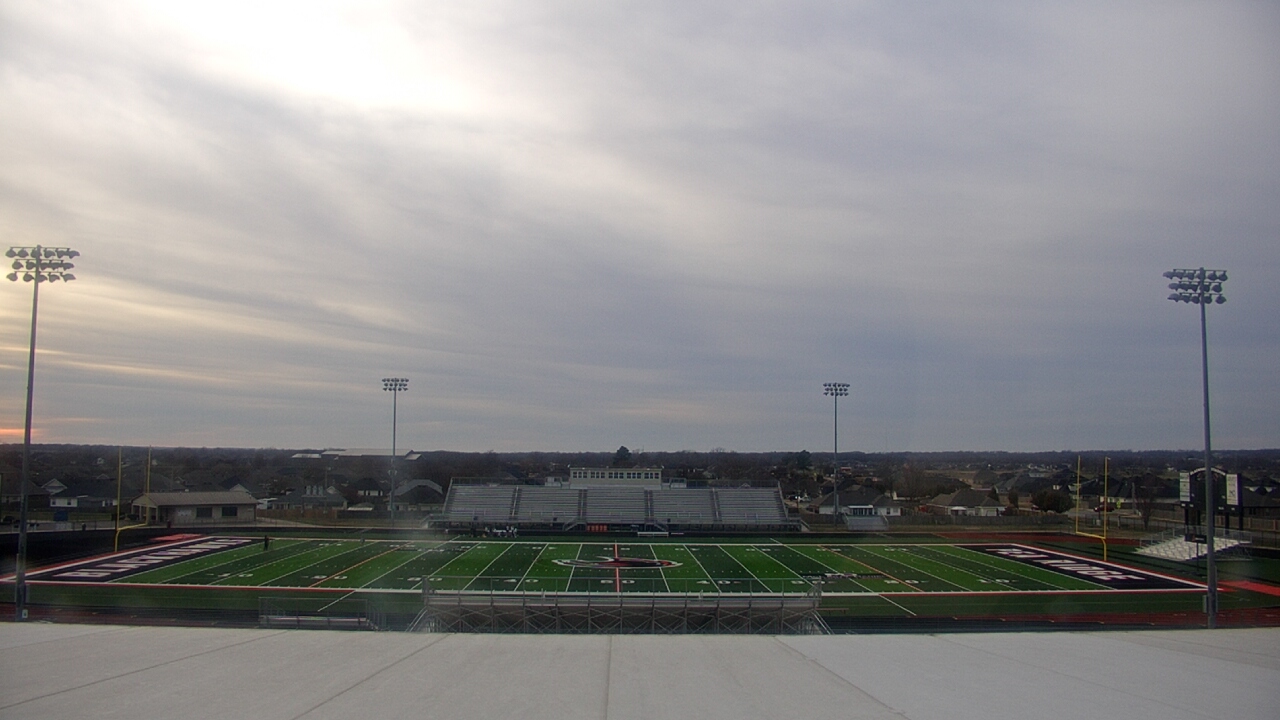 Thumbnail for current weather camera view from Pea Ridge HS in Pea Ridge, Arkansas