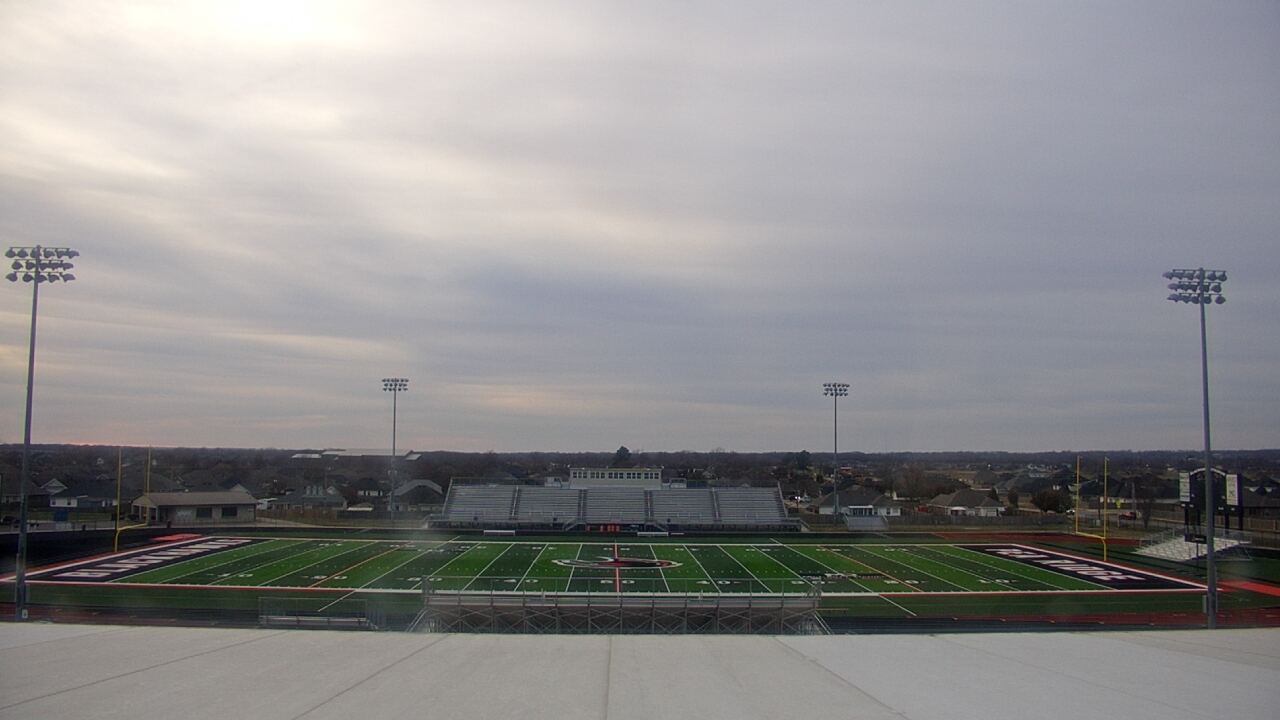 Thumbnail for current weather camera view from Pea Ridge HS in Pea Ridge, Arkansas