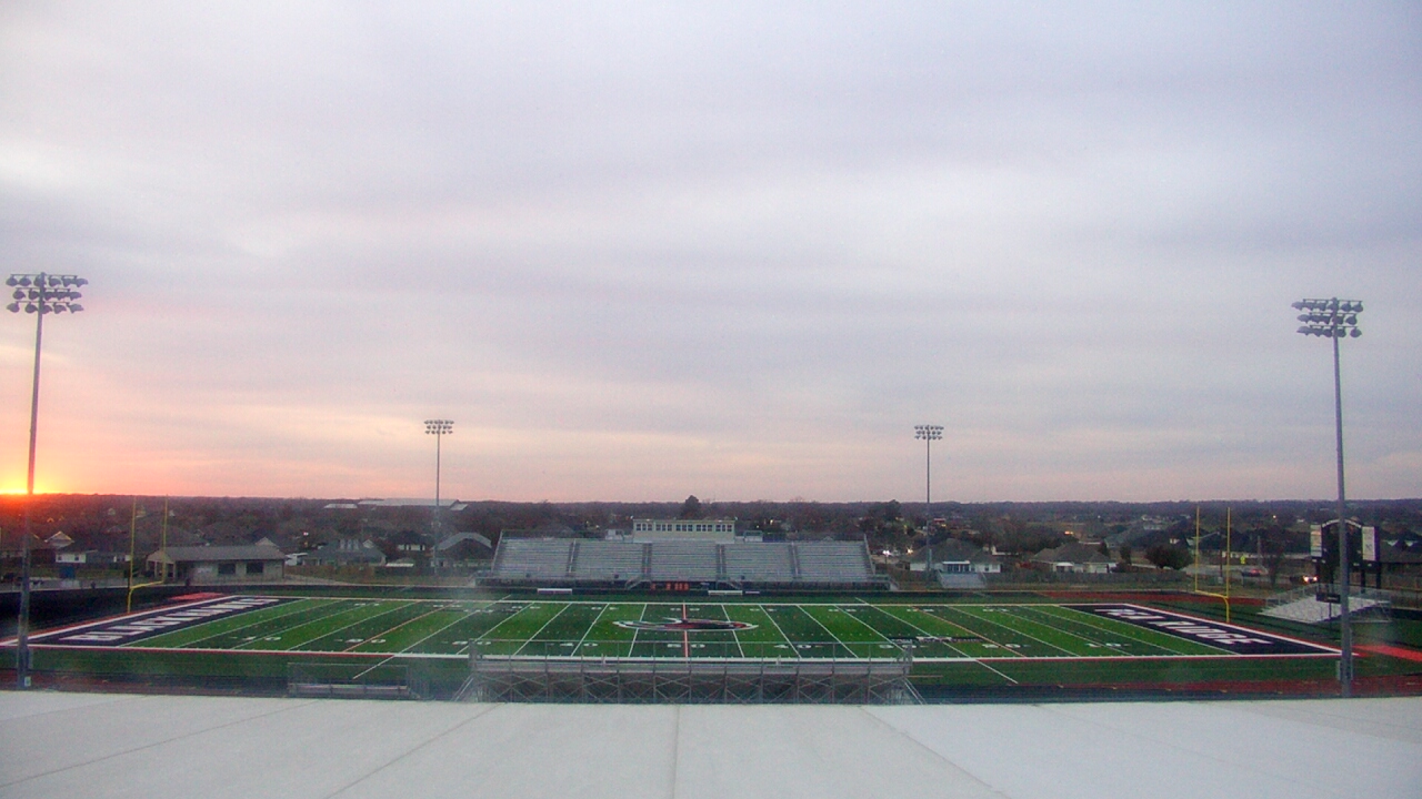 Thumbnail for current weather camera view from Pea Ridge HS in Pea Ridge, Arkansas