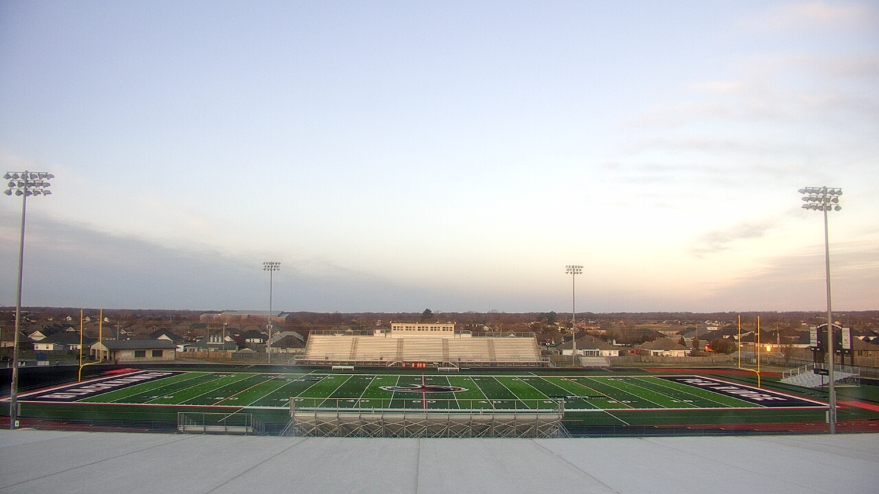 Thumbnail for current weather camera view from Pea Ridge HS in Pea Ridge, Arkansas