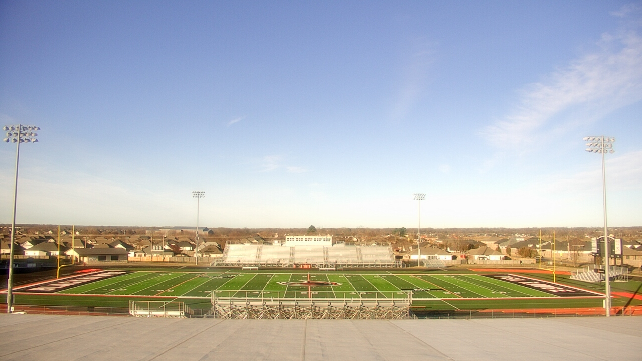 Thumbnail for current weather camera view from Pea Ridge HS in Pea Ridge, Arkansas