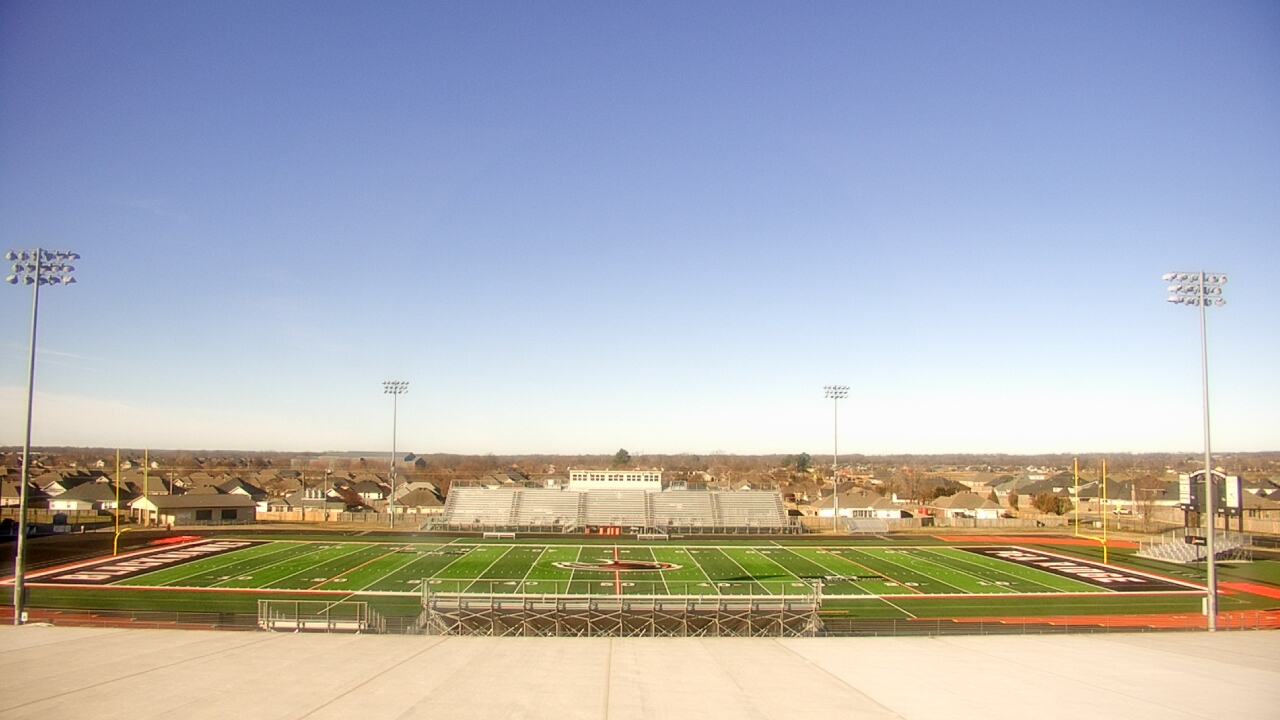 Thumbnail for current weather camera view from Pea Ridge HS in Pea Ridge, Arkansas
