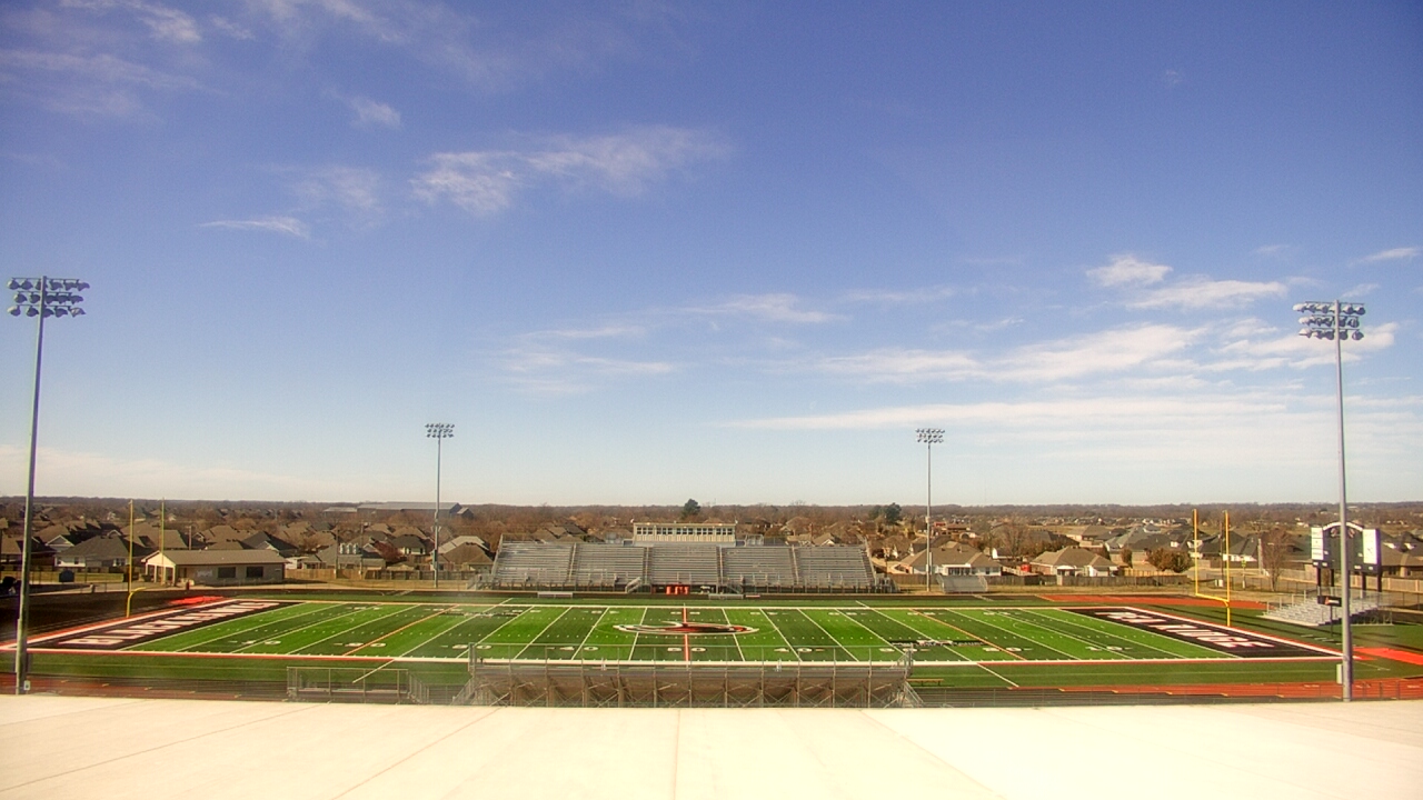 Thumbnail for current weather camera view from Pea Ridge HS in Pea Ridge, Arkansas
