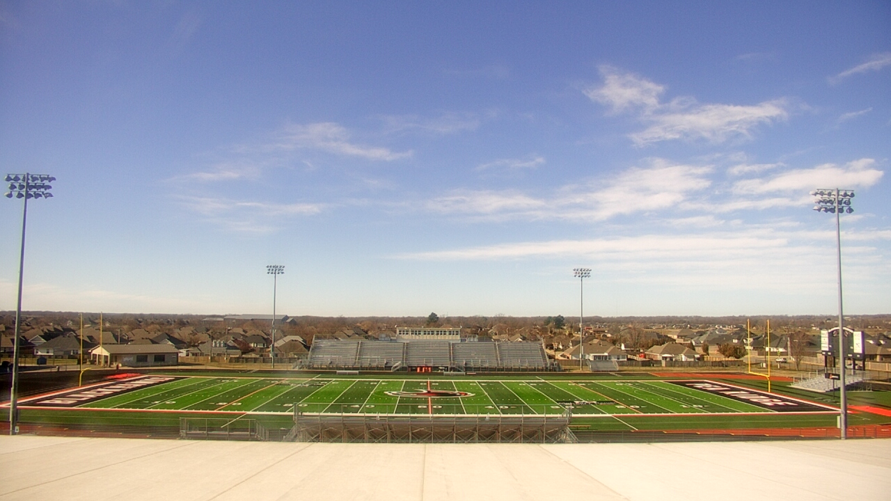 Thumbnail for current weather camera view from Pea Ridge HS in Pea Ridge, Arkansas