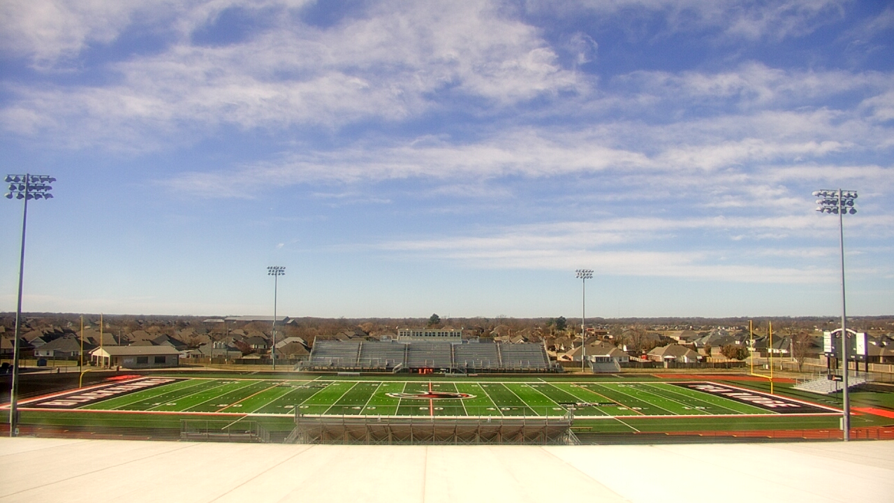 Thumbnail for current weather camera view from Pea Ridge HS in Pea Ridge, Arkansas