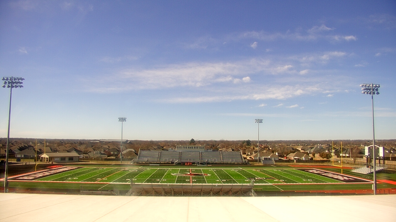 Thumbnail for current weather camera view from Pea Ridge HS in Pea Ridge, Arkansas