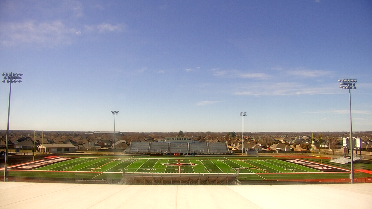 Thumbnail for current weather camera view from Pea Ridge HS in Pea Ridge, Arkansas