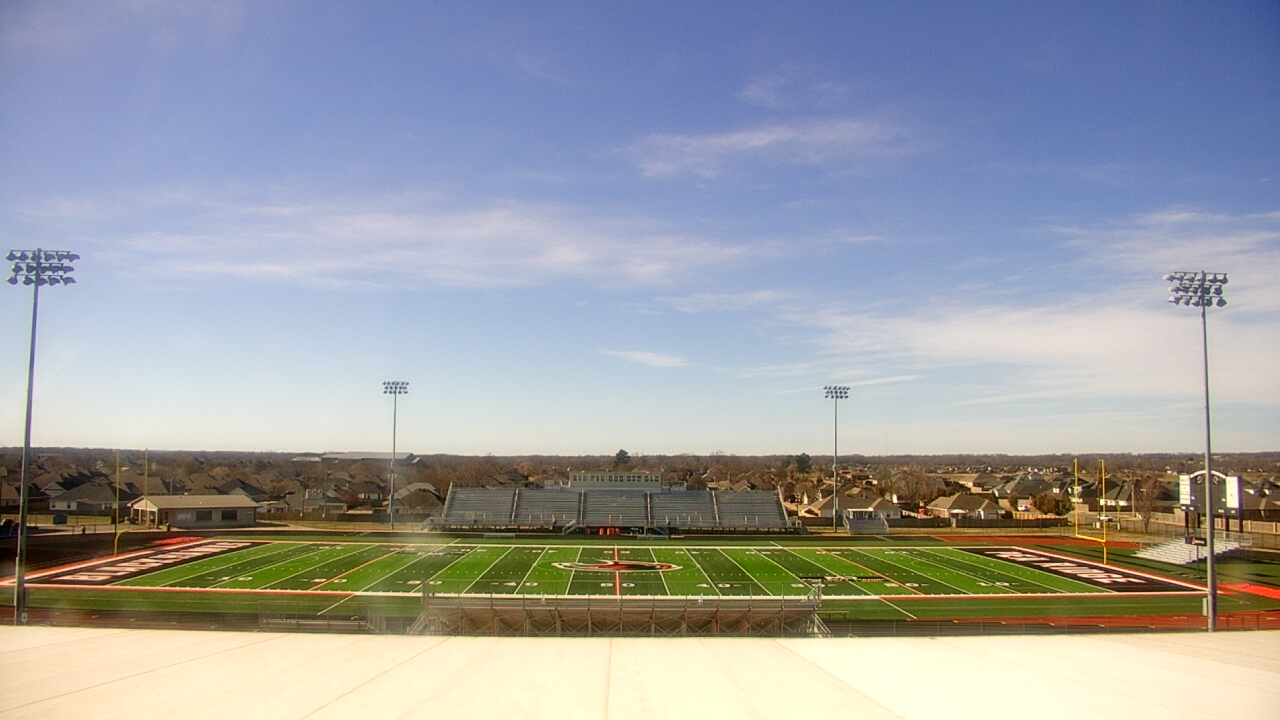 Thumbnail for current weather camera view from Pea Ridge HS in Pea Ridge, Arkansas