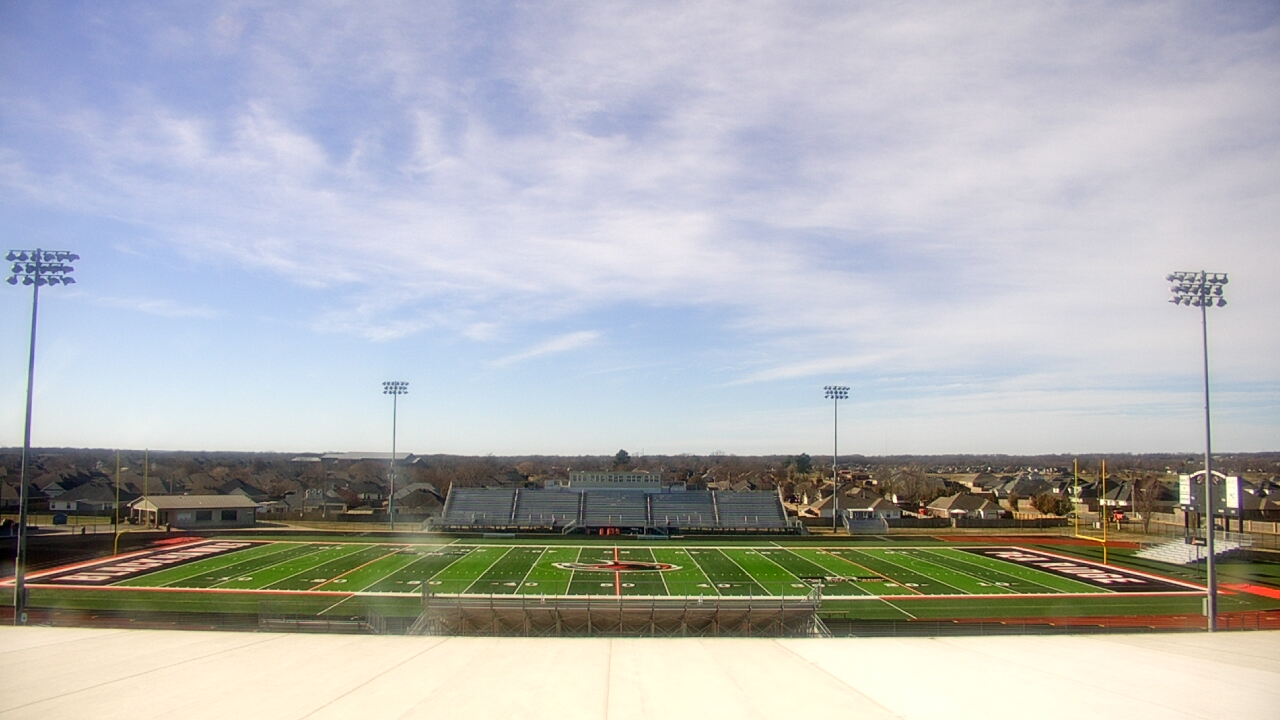 Thumbnail for current weather camera view from Pea Ridge HS in Pea Ridge, Arkansas