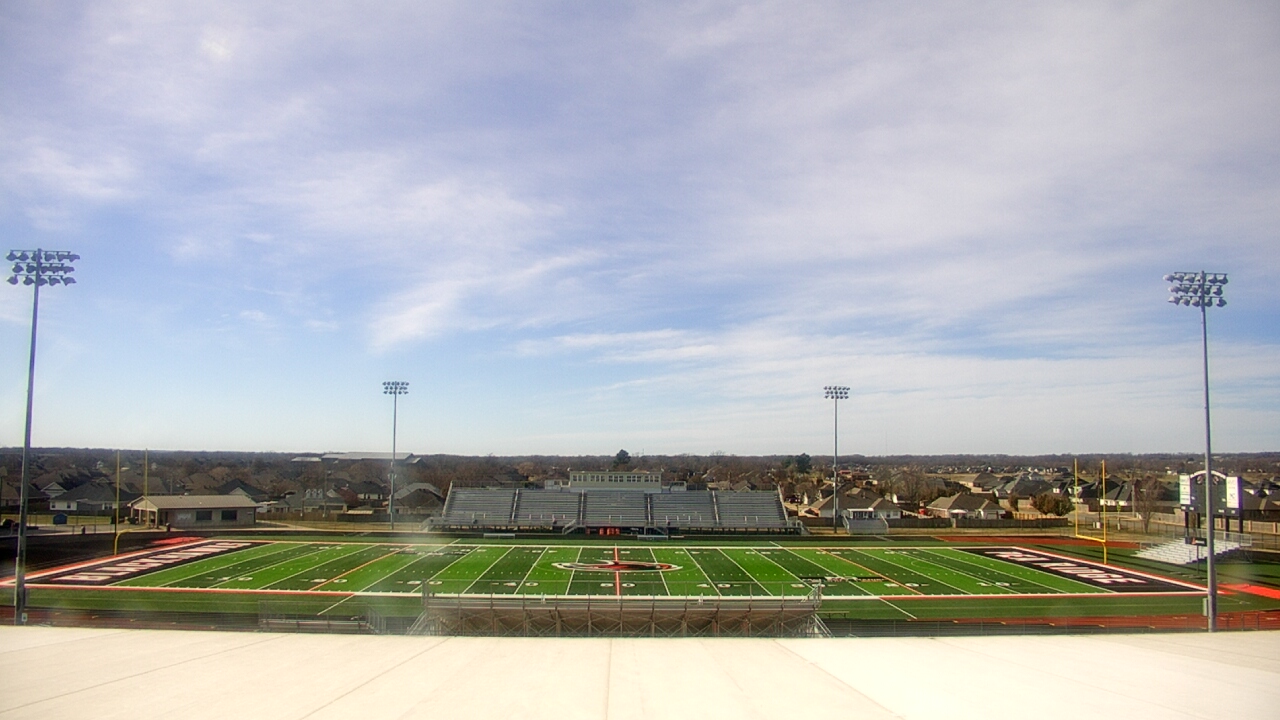 Thumbnail for current weather camera view from Pea Ridge HS in Pea Ridge, Arkansas