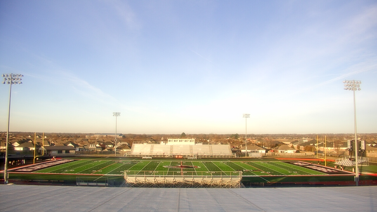 Thumbnail for current weather camera view from Pea Ridge HS in Pea Ridge, Arkansas