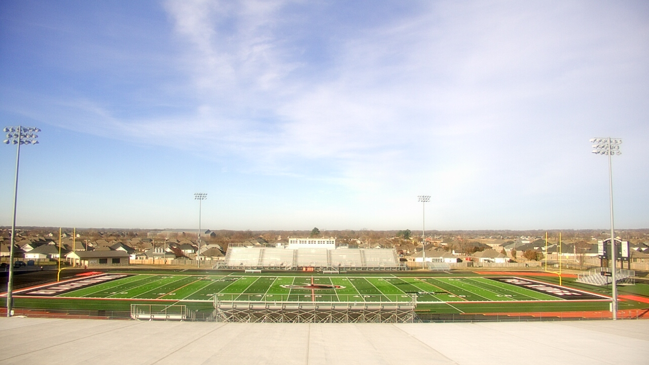 Thumbnail for current weather camera view from Pea Ridge HS in Pea Ridge, Arkansas