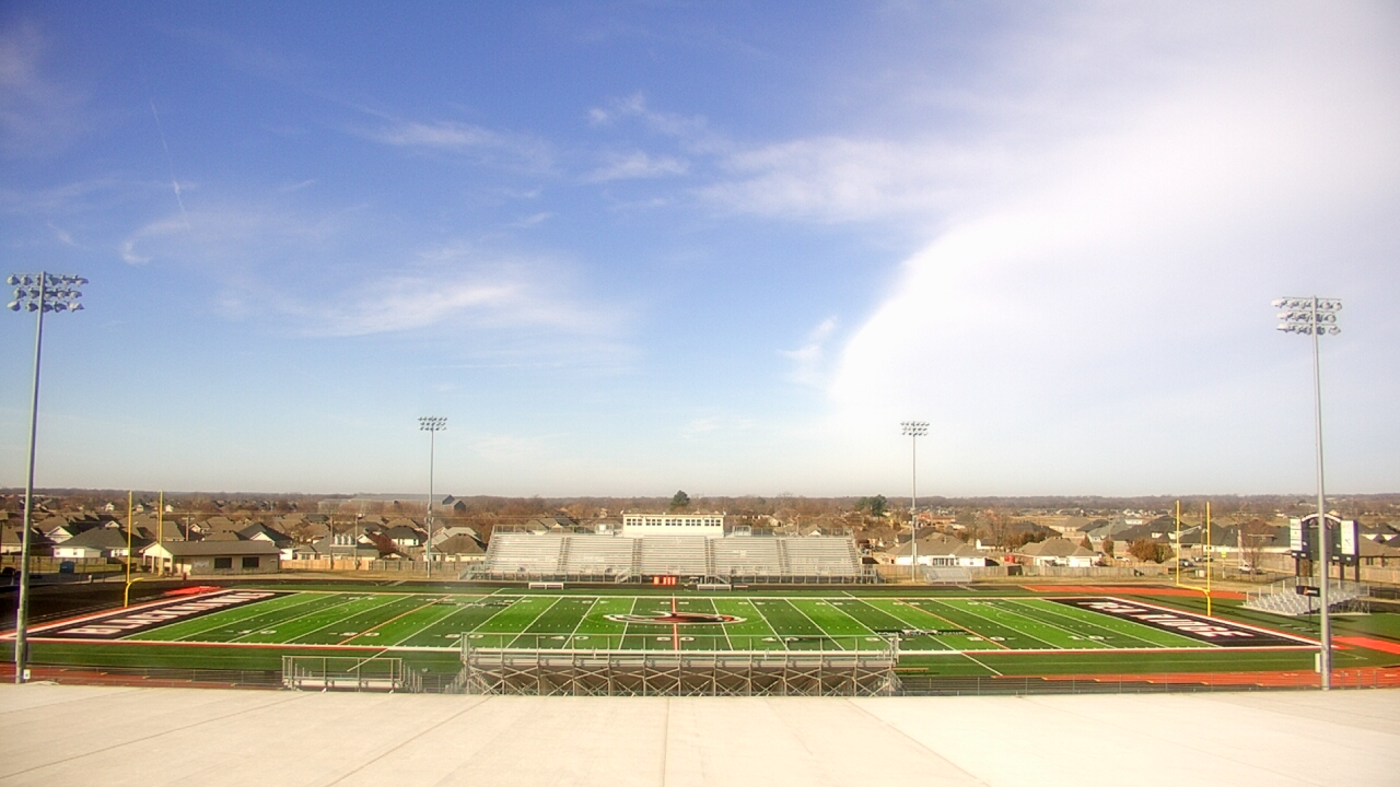 Thumbnail for current weather camera view from Pea Ridge HS in Pea Ridge, Arkansas
