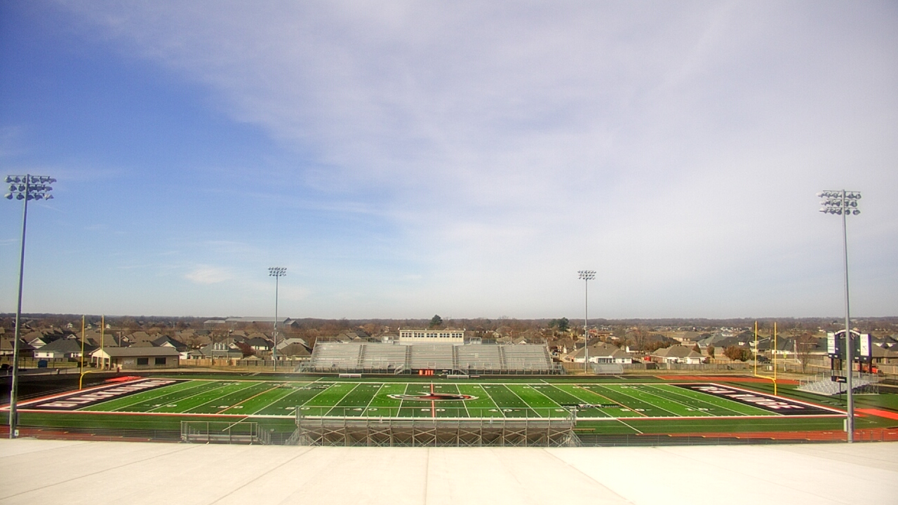 Thumbnail for current weather camera view from Pea Ridge HS in Pea Ridge, Arkansas