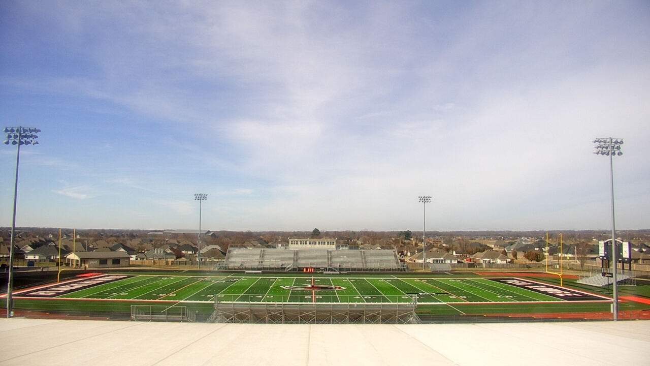 Thumbnail for current weather camera view from Pea Ridge HS in Pea Ridge, Arkansas