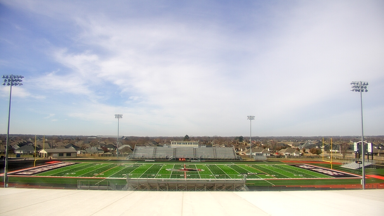 Thumbnail for current weather camera view from Pea Ridge HS in Pea Ridge, Arkansas