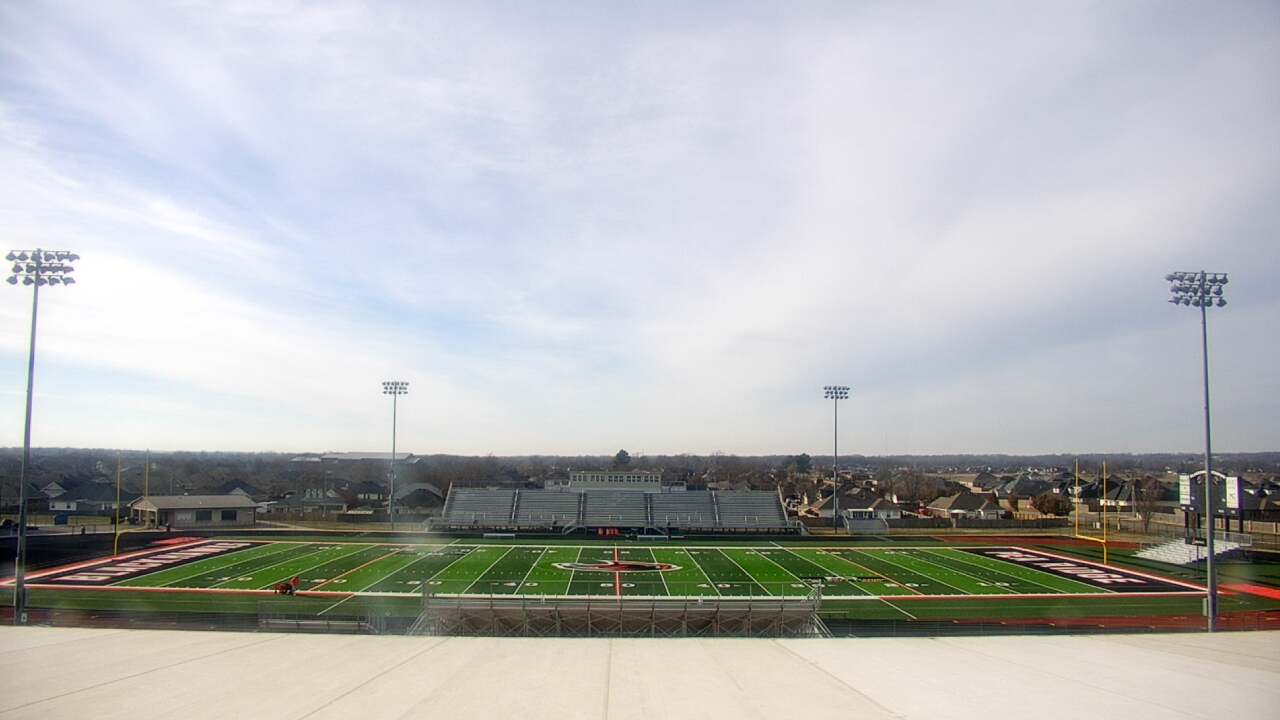 Thumbnail for current weather camera view from Pea Ridge HS in Pea Ridge, Arkansas