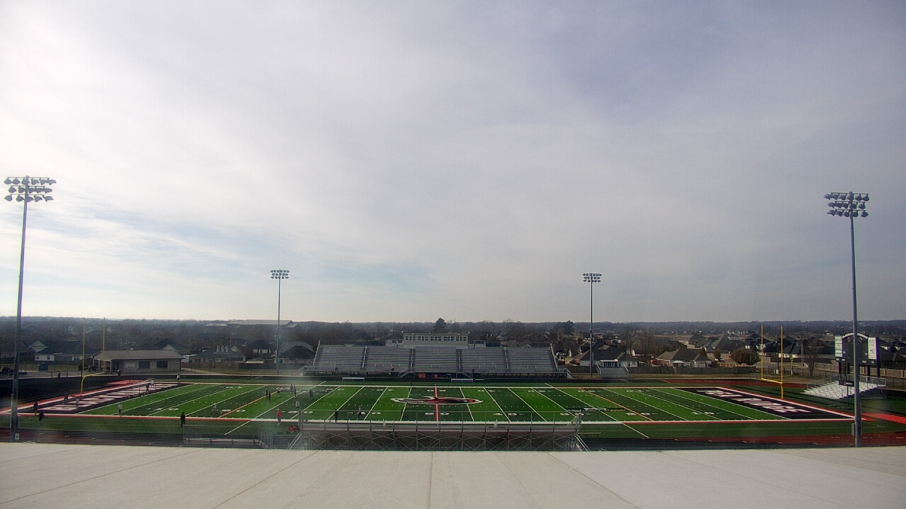 Thumbnail for current weather camera view from Pea Ridge HS in Pea Ridge, Arkansas