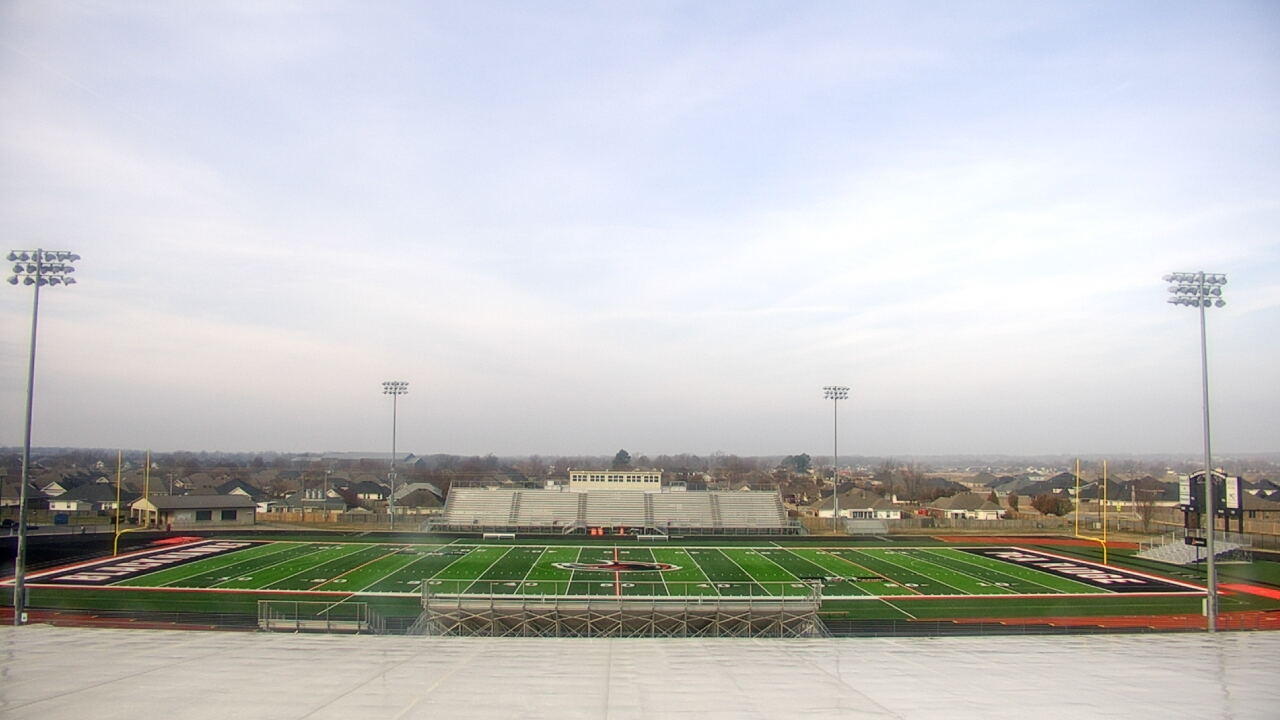 Thumbnail for current weather camera view from Pea Ridge HS in Pea Ridge, Arkansas