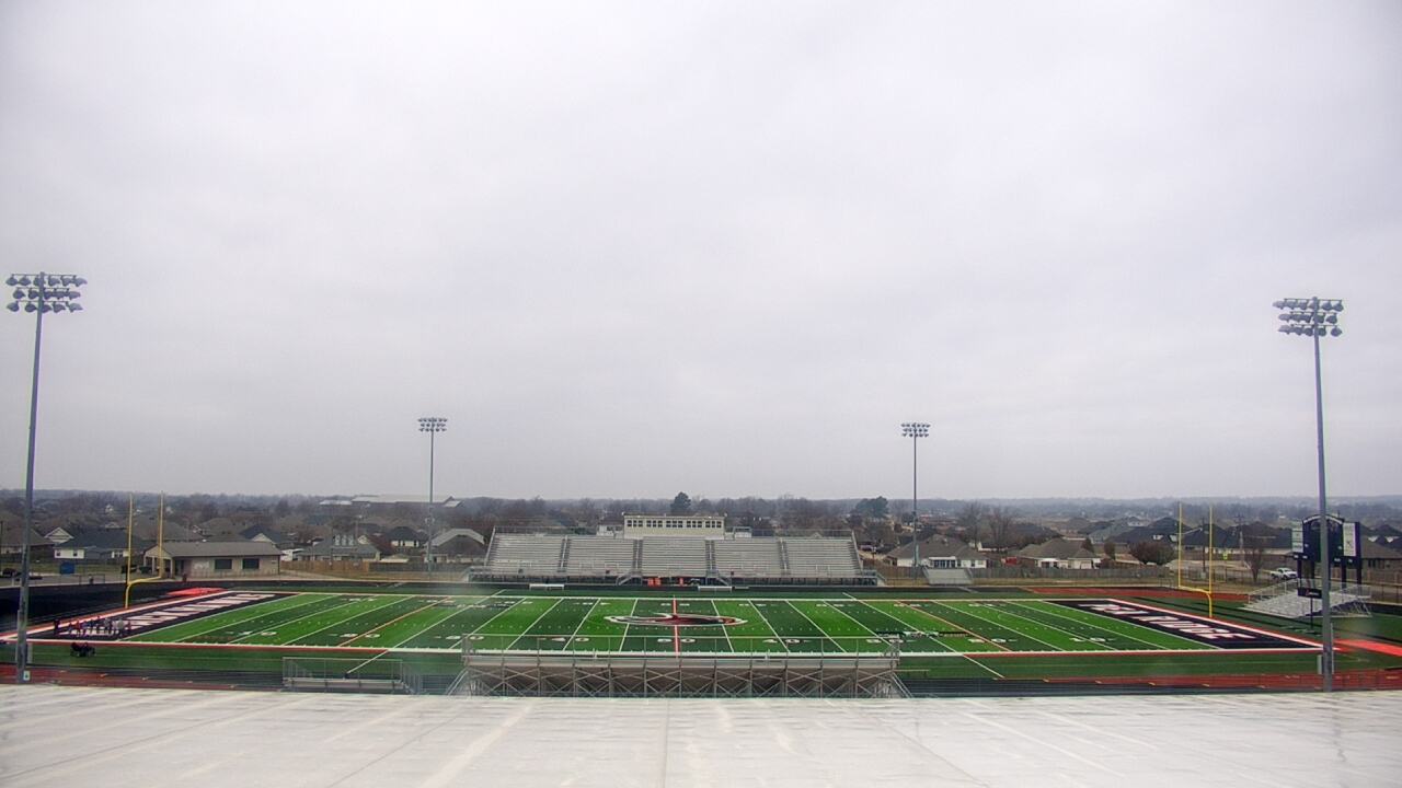 Thumbnail for current weather camera view from Pea Ridge HS in Pea Ridge, Arkansas