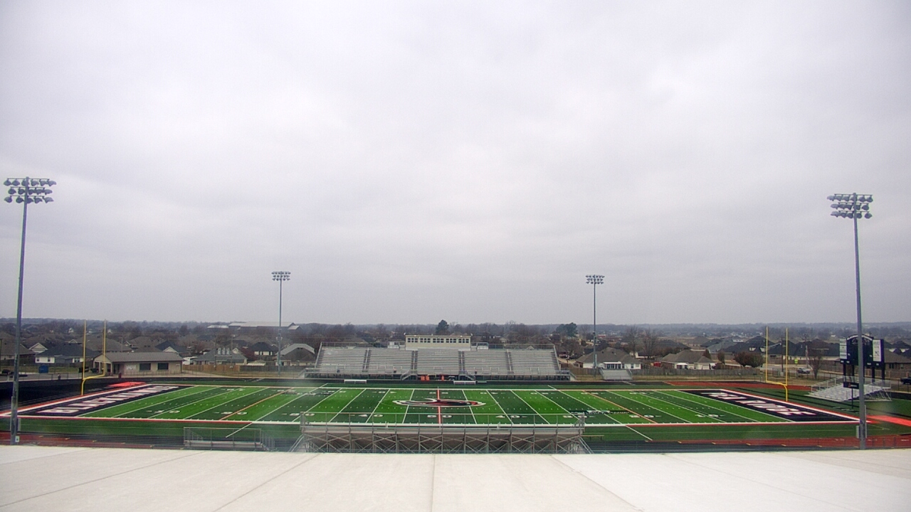 Thumbnail for current weather camera view from Pea Ridge HS in Pea Ridge, Arkansas