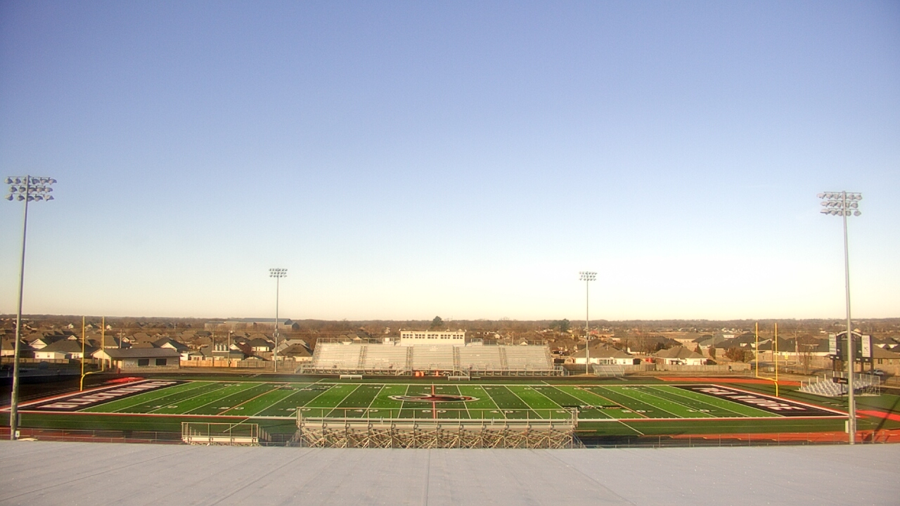 Thumbnail for current weather camera view from Pea Ridge HS in Pea Ridge, Arkansas