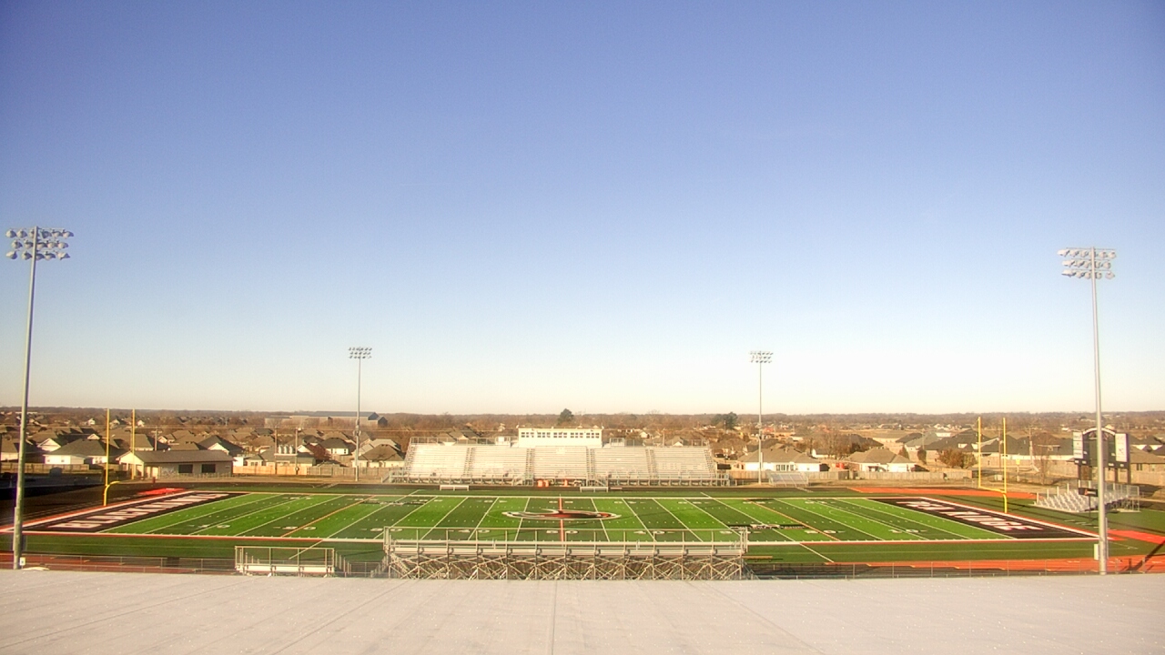 Thumbnail for current weather camera view from Pea Ridge HS in Pea Ridge, Arkansas