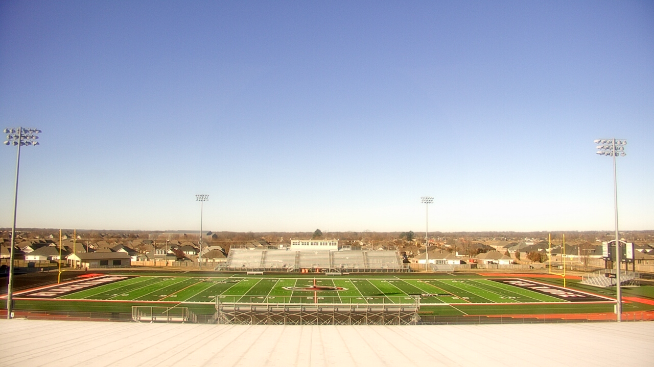 Thumbnail for current weather camera view from Pea Ridge HS in Pea Ridge, Arkansas