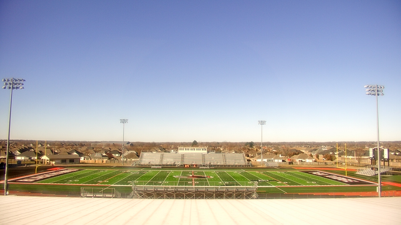 Thumbnail for current weather camera view from Pea Ridge HS in Pea Ridge, Arkansas