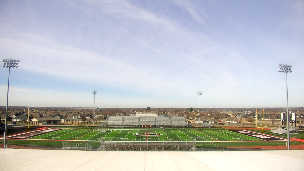 Thumbnail for current weather camera view from Pea Ridge HS in Pea Ridge, Arkansas