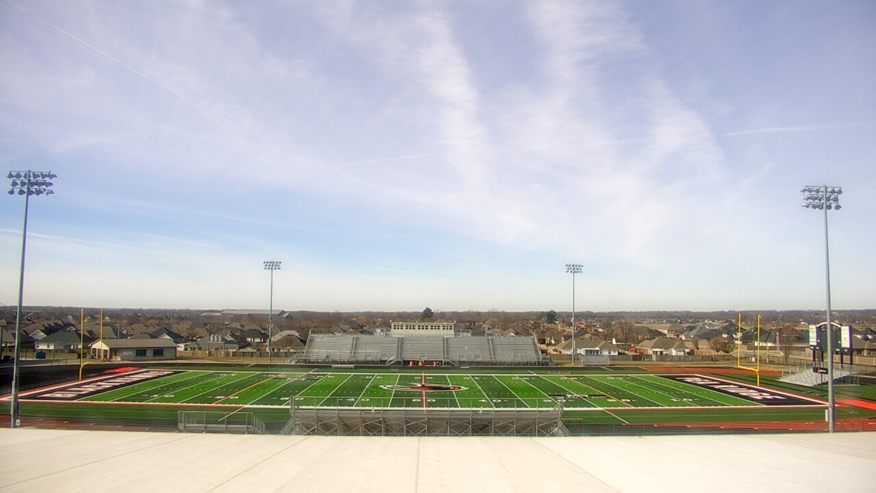 Thumbnail for current weather camera view from Pea Ridge HS in Pea Ridge, Arkansas