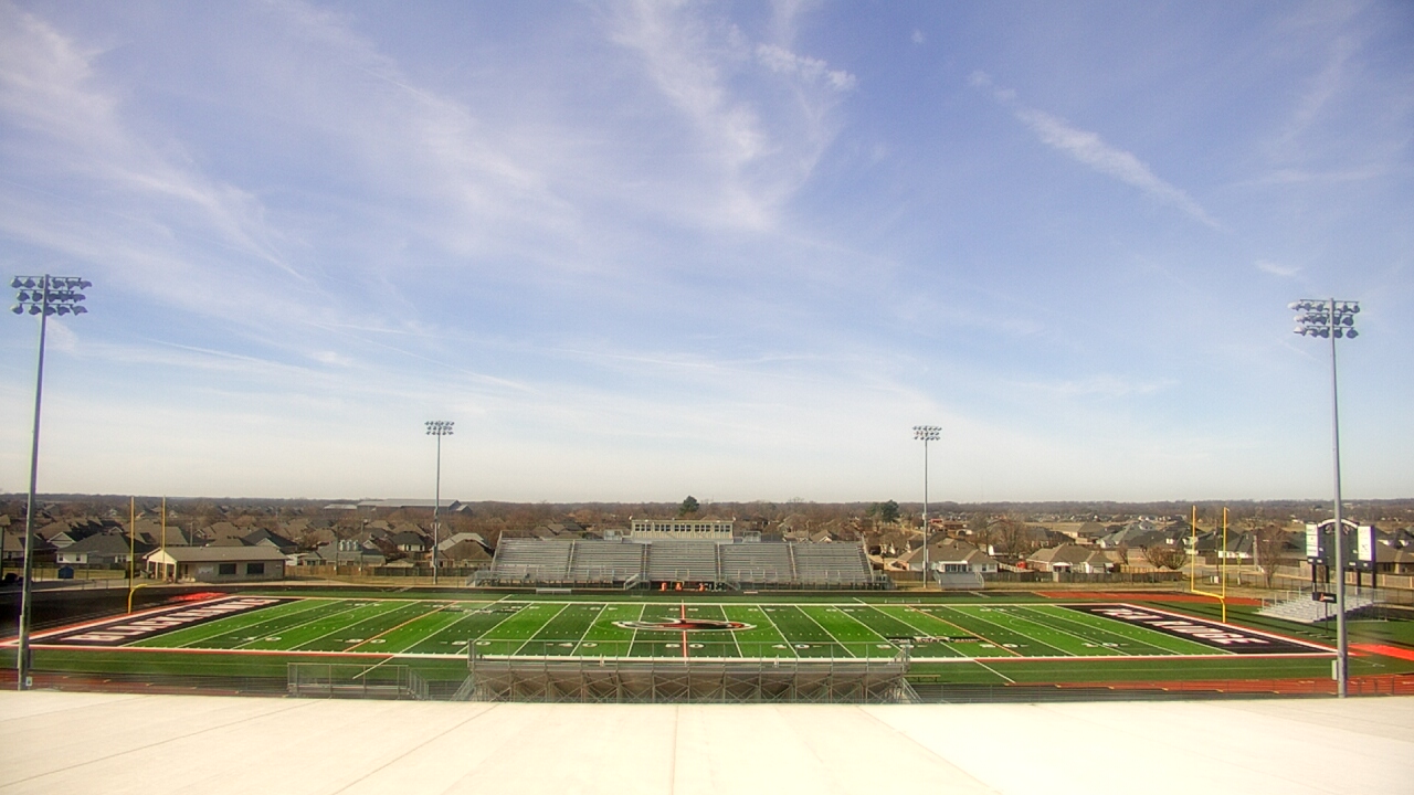 Thumbnail for current weather camera view from Pea Ridge HS in Pea Ridge, Arkansas