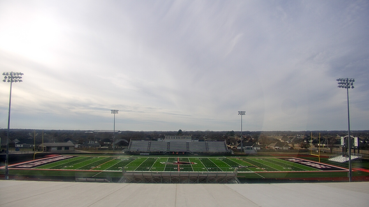 Thumbnail for current weather camera view from Pea Ridge HS in Pea Ridge, Arkansas