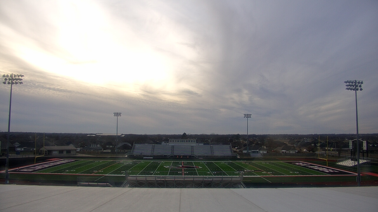 Thumbnail for current weather camera view from Pea Ridge HS in Pea Ridge, Arkansas