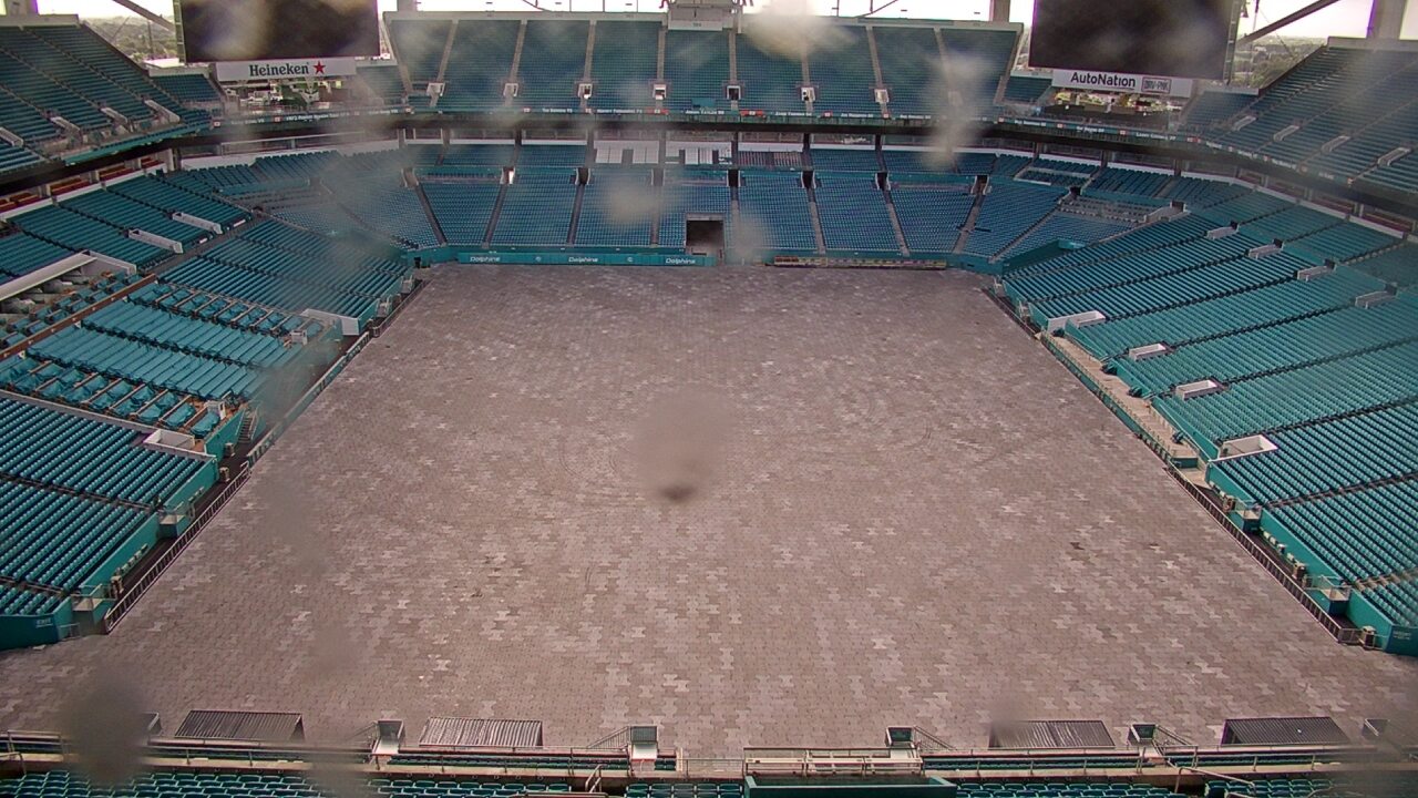 Thumbnail for current weather camera view from Hard Rock Stadium in Miami Gardens, Florida