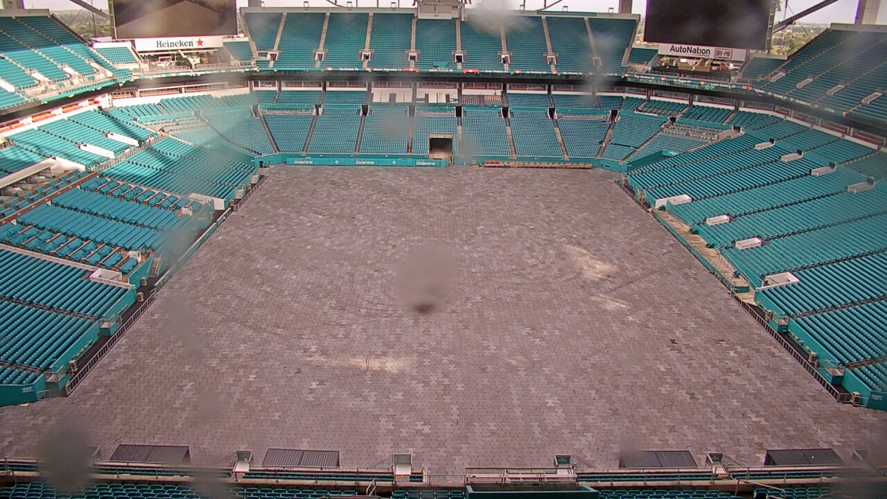 Thumbnail for current weather camera view from Hard Rock Stadium in Miami Gardens, Florida