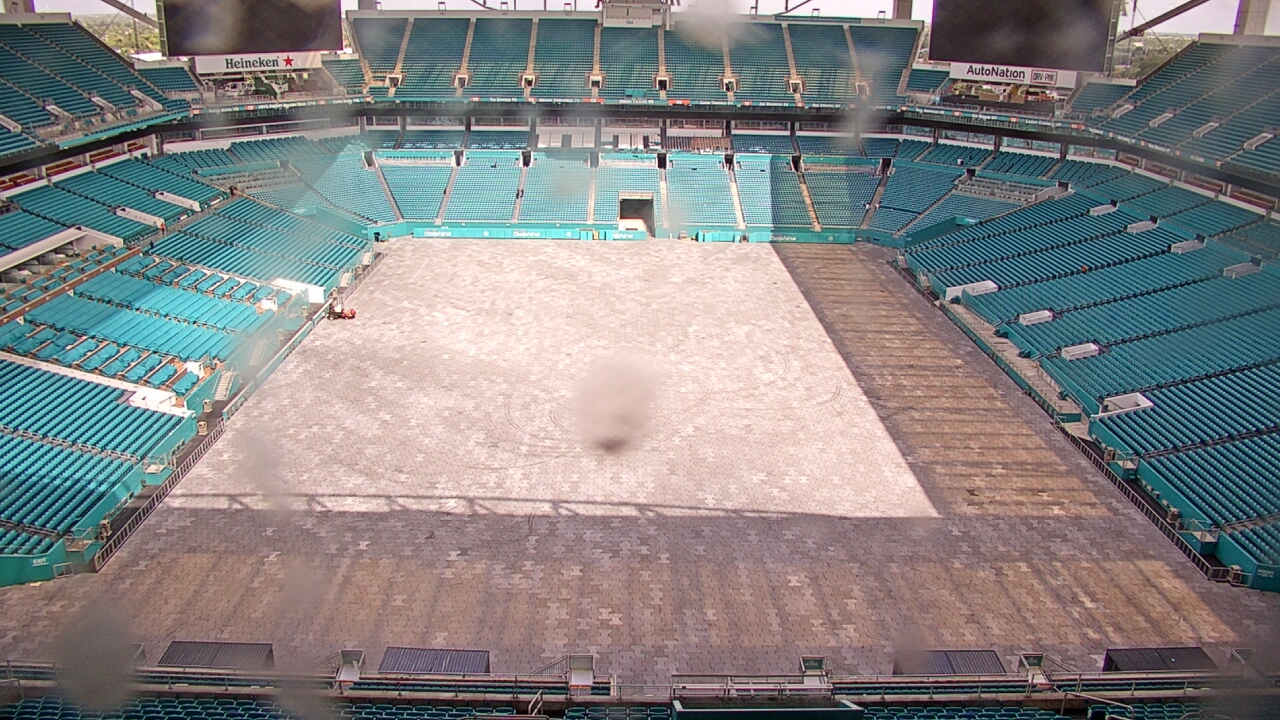 Thumbnail for current weather camera view from Hard Rock Stadium in Miami Gardens, Florida