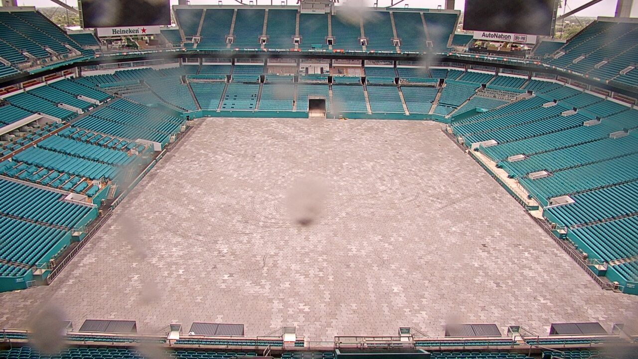 Thumbnail for current weather camera view from Hard Rock Stadium in Miami Gardens, Florida