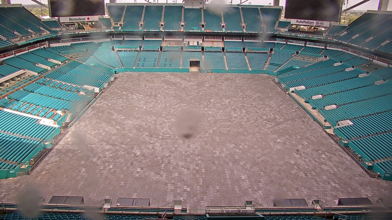 Thumbnail for current weather camera view from Hard Rock Stadium in Miami Gardens, Florida
