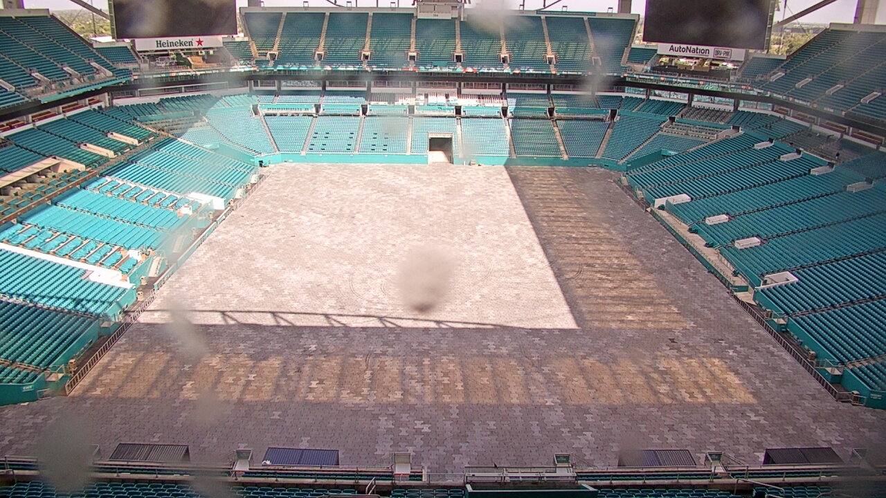 Thumbnail for current weather camera view from Hard Rock Stadium in Miami Gardens, Florida