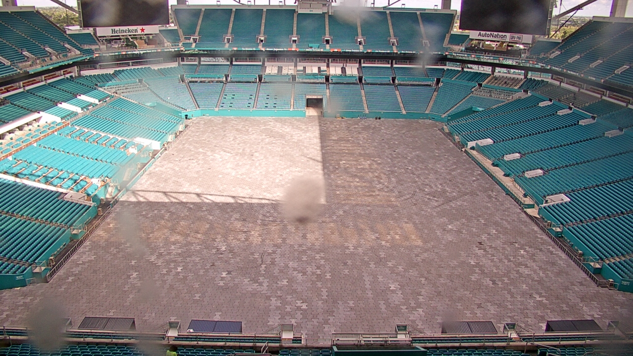 Thumbnail for current weather camera view from Hard Rock Stadium in Miami Gardens, Florida
