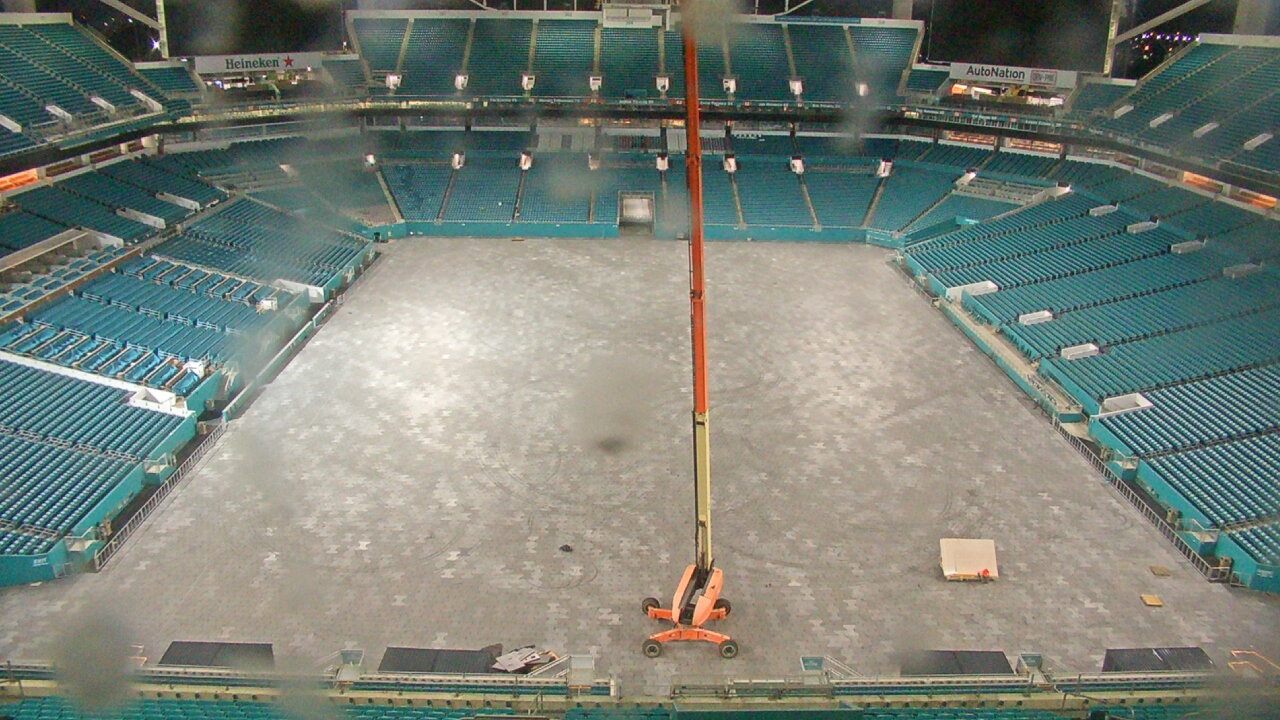 Thumbnail for current weather camera view from Hard Rock Stadium in Miami Gardens, Florida