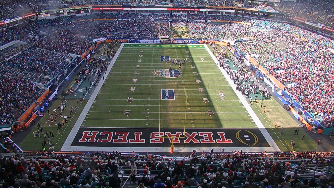 Thumbnail for current weather camera view from Hard Rock Stadium (east lot) in Miami Gardens, Florida
