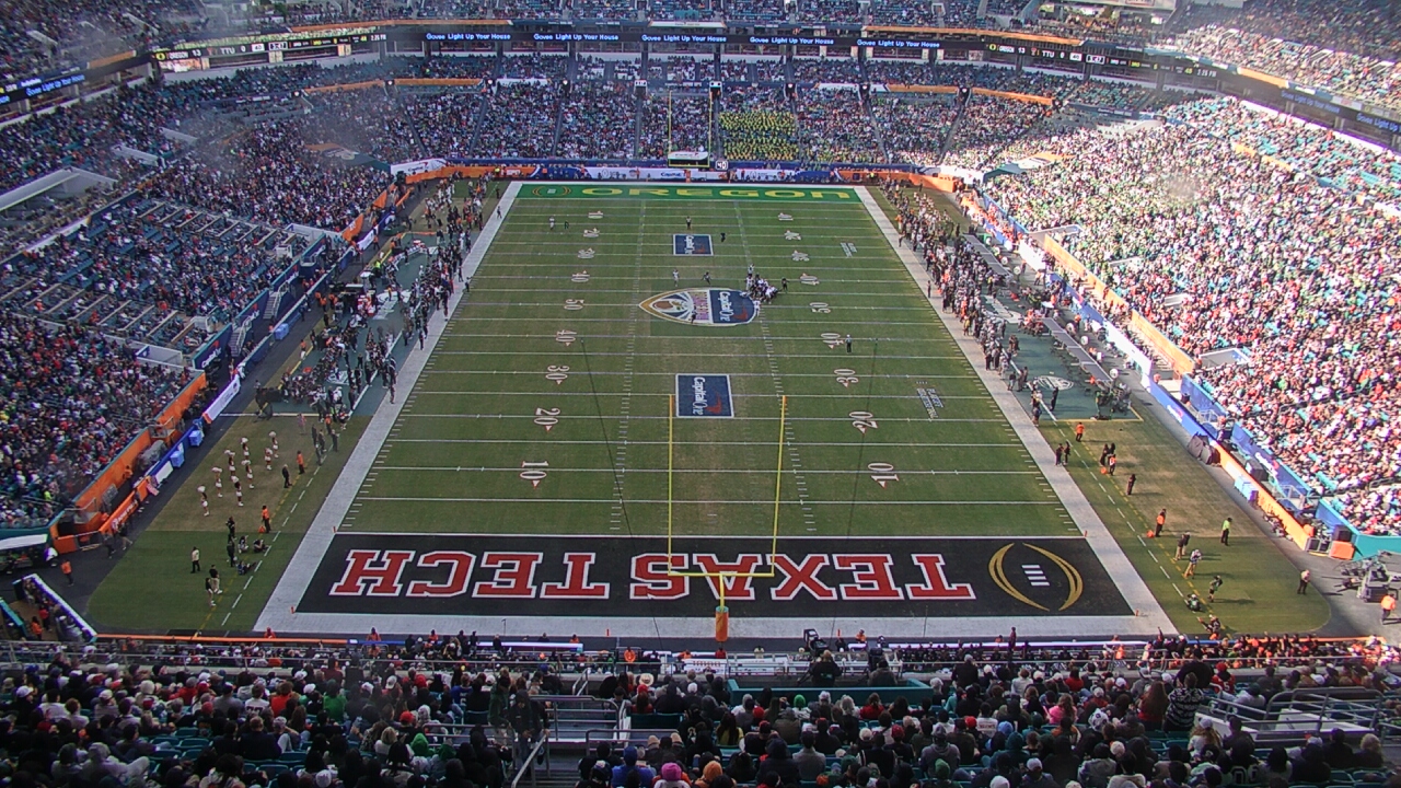 Thumbnail for current weather camera view from Hard Rock Stadium (east lot) in Miami Gardens, Florida
