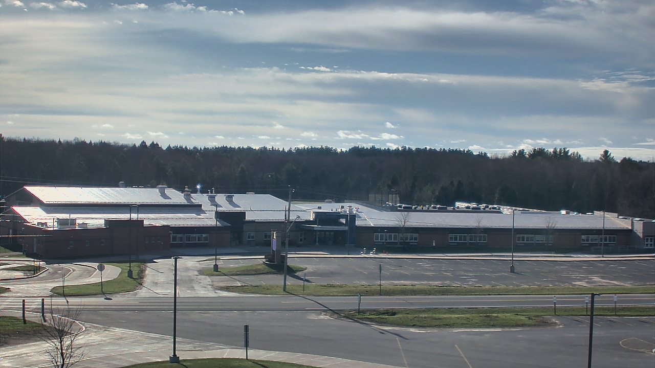 Thumbnail for current weather camera view from Altmar Parish Williamstown HS in Parish, New York