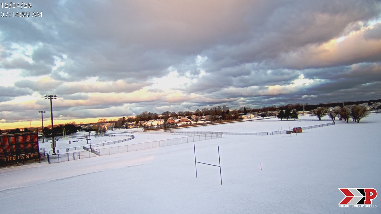 Thumbnail for current weather camera view from Portage Township Schools in Portage, Indiana